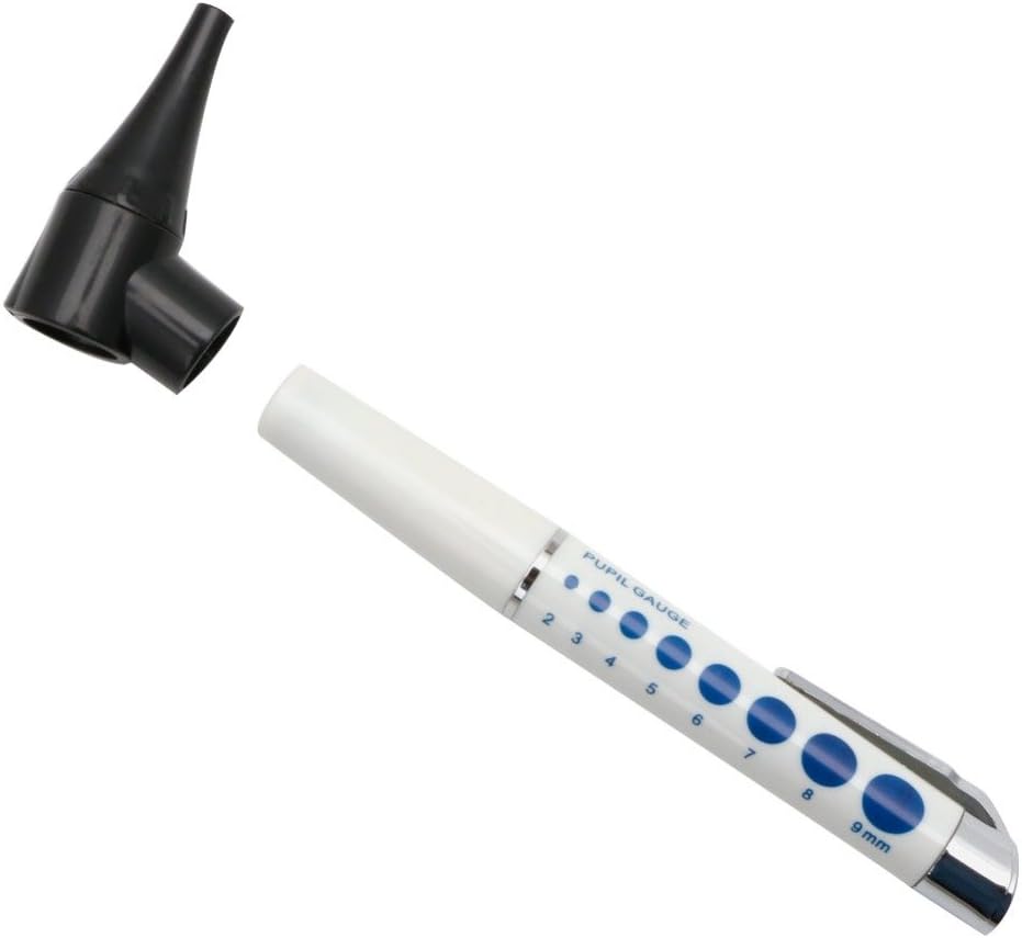 Otoscope - Bysameyee Portable Otoscope for Doctors, Nurses, Students, Handheld Microscope Tool Kit for Ear Care with 4 Otoscope Tips