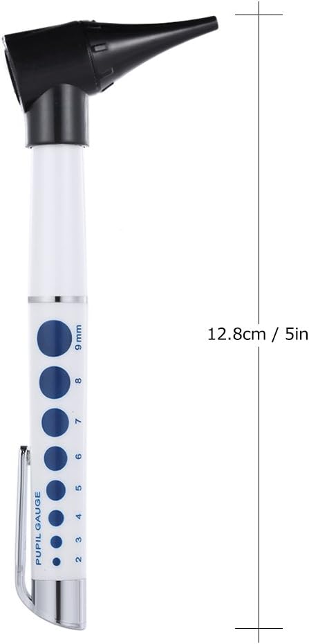 Otoscope - Bysameyee Portable Otoscope for Doctors, Nurses, Students, Handheld Microscope Tool Kit for Ear Care with 4 Otoscope Tips