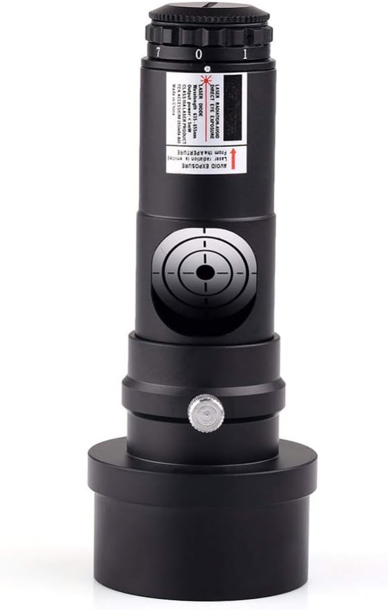 Telescope Laser Collimator 1.25inch, Bysameyee Calibrator with 2’’ Adapter for Newtonian Reflector Telescope Collimation