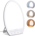 Comfytemp Daylight Lamp Desk 16,000 Lux Sunlight Lamp, UV-Free Light Therapy 19 x 24 cm Simulation of Daylight for Improves Sleep Mood Concentration with Memory Function