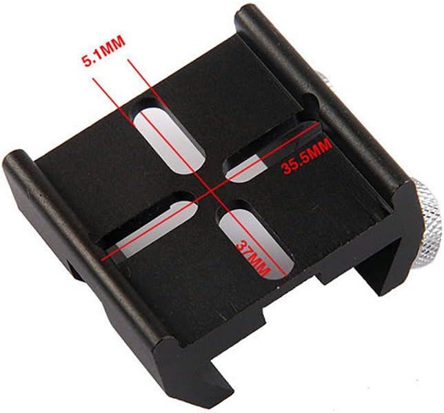 Universal Dovetail Base for Viewfinder Riflescope, Ideal Optical Telescope Viewfinder Rifle Scope Mount Holder for Installation of Viewfinder Rifle Scope Green Laser Pointer Holder