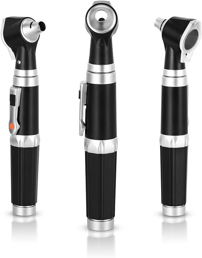 Mini Otoscope Magnification Diagnostic Otoscope with LED Light Direct Light Instrument for Healthy Ears for Doctors, Nurses, Adults, Kids, Babies, Elderly Pets, Animals