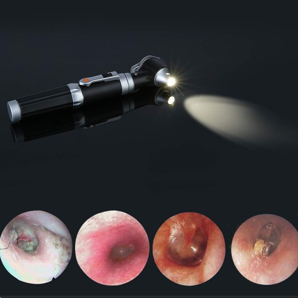 Mini Otoscope Magnification Diagnostic Otoscope with LED Light Direct Light Instrument for Healthy Ears for Doctors, Nurses, Adults, Kids, Babies, Elderly Pets, Animals