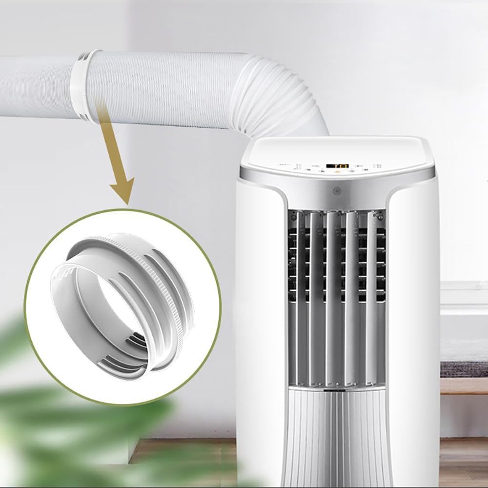 Hose Coupling for Air Conditioners, Universal 5 Inch 5.9 Inch AC Hose Connector, Compatible with Right and Left Turn Threads Hose