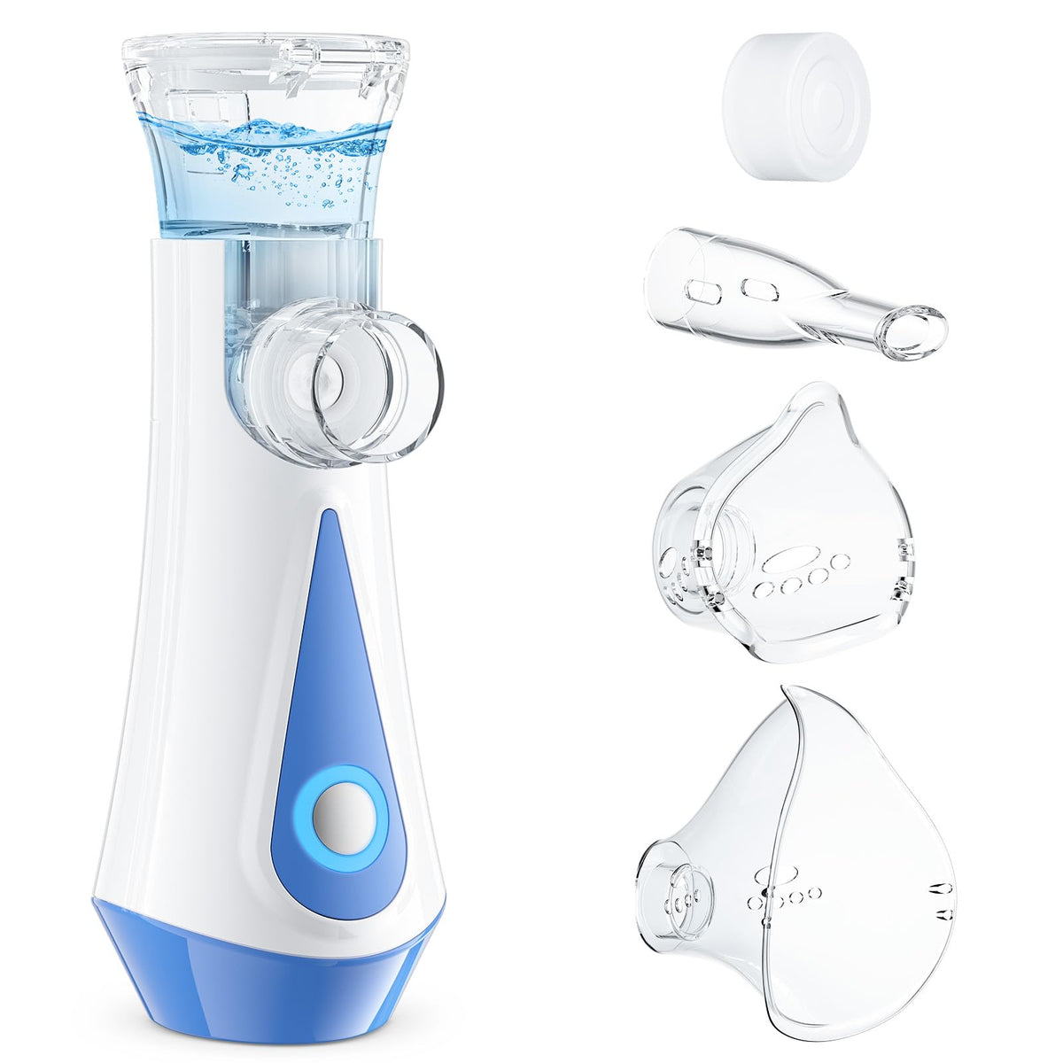 JOSSIS Ultra Quiet Inhaler for Adults, Children, Particle Size 1-5µm, Adjustable Spray, Rechargeable Inhaler