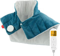 Comfytemp Fully Weighted Heating Pad for Neck Shoulder with 9 Heat Settings 0.5-9 Hours Automatic Shut-Off 1 kg Neck Warmer Shoulder Warmer Washable Heat Pad 53 x 48 cm Electric Heat Cape