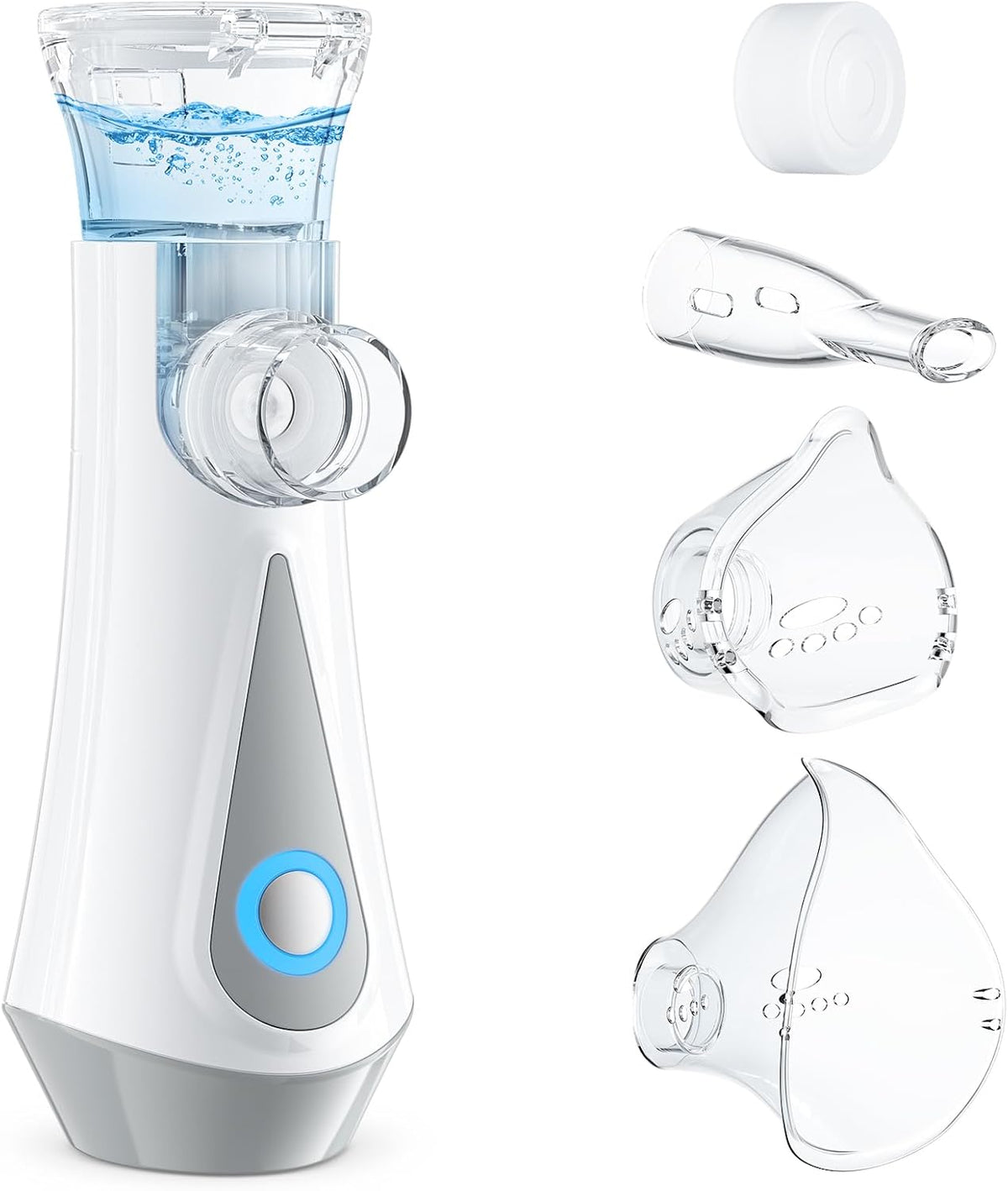 JOSSIS Ultra Quiet Inhaler for Adults, Children, Particle Size 1-5µm, Adjustable Spray, Rechargeable Inhaler