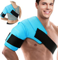Comfytemp 3D Cooling Cuff for Shoulder and Upper Arm with Fasteners, Large Gel Cooling Pad, Cooling Bandage, Cold Warm Compress for Frozen Shoulder and Recovery After Surgery (15 x 23 cm, 900 g)