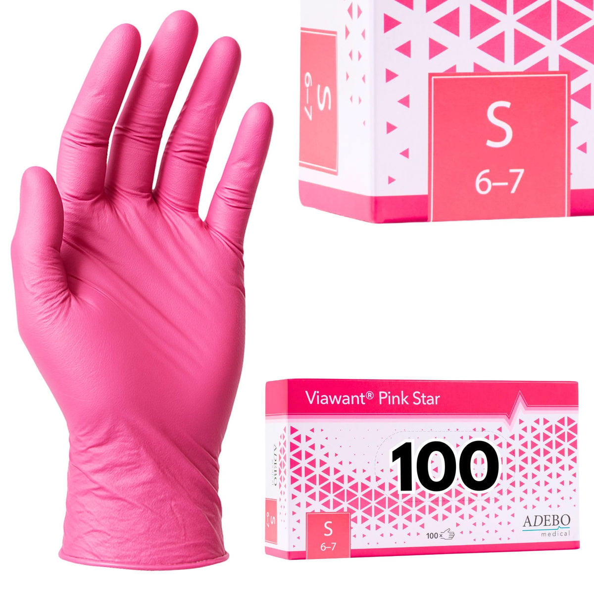 Disposable Gloves, XXL, Nitrile Gloves, Blue, Powder-Free, Latex-Free, Tear-Resistant & Sensitive EN 455 & EN 374, Size XS, S, M, L, XL, XXL Pack of 100