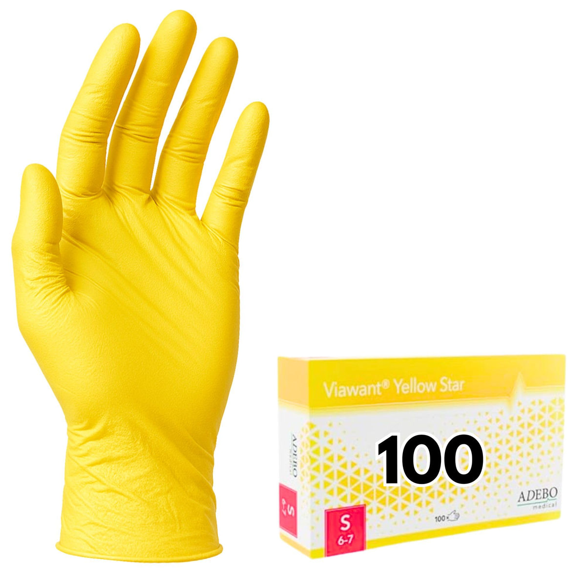 Disposable Gloves, XXL, Nitrile Gloves, Blue, Powder-Free, Latex-Free, Tear-Resistant & Sensitive EN 455 & EN 374, Size XS, S, M, L, XL, XXL Pack of 100