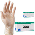 Vinyl Gloves Pack of 100 | M | Disposable Gloves Vinyl Gloves Very Touch Sensitive - Sturdy, Powder-Free & Latex Free - Tear-Resistant Rubber Gloves | Size XS, S, M, L, XL