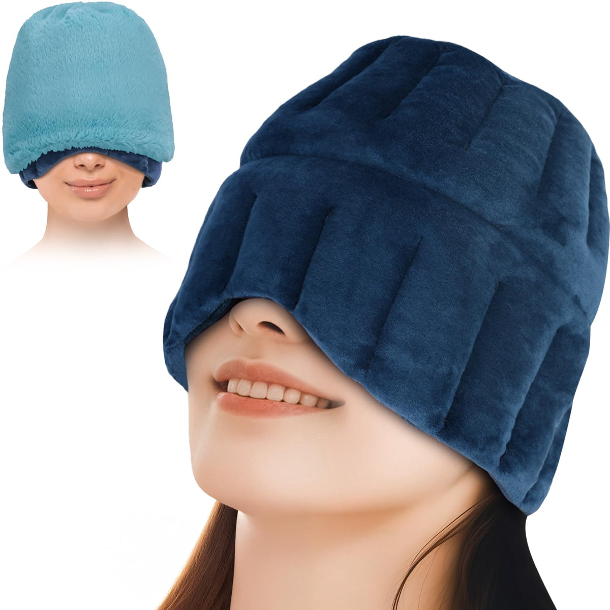 Comfytemp Weighted Heat Cushion Neck Grain Pillow 1.1 kg Microwave Neck Warmer Neck Warmer with Ultra Soft Surface, Natural Linseed Moist Heat