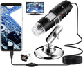USB Digital Microscope, Handheld 40X-1000X Magnification Endoscope, 8 LED Mini Video Camera for Windows 7/8/10, Mac, Linux, Android (with OTG)