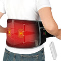Comfytemp Heat Belt Vibration Massage for Back with 25 Wh Battery, 155 x 20 cm Wireless Massager with Compression Band, Back Warmer Heating Belt USB Heating Pad Gifts for Mothers, Women, Mum, Dad