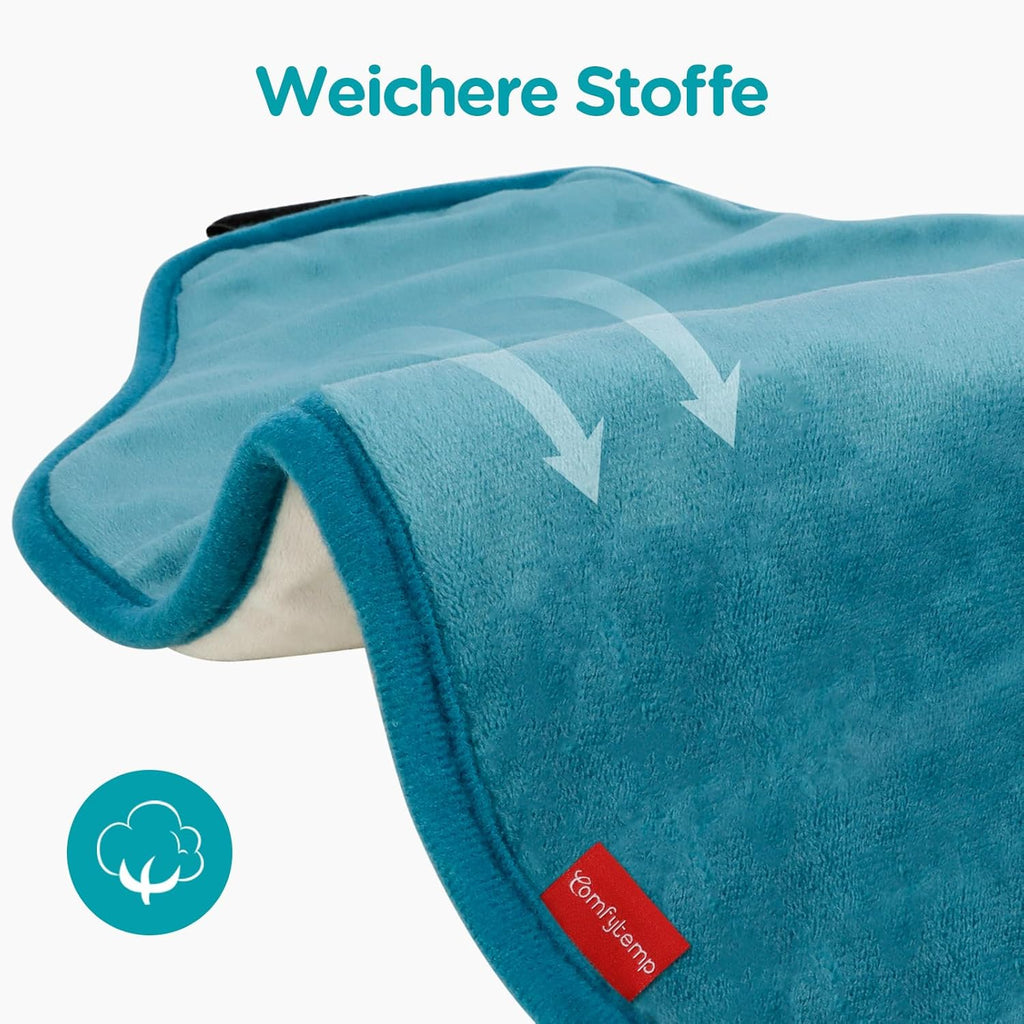 Comfytemp Large Heating Pad for Back with 9 Heat Settings 0.5-9h Automatic Shut-Off 39 x 61 cm Electric Back Warmer Heat Belt Heat Cushion Machine Washable (Max. Waist Circumference: 120 cm)