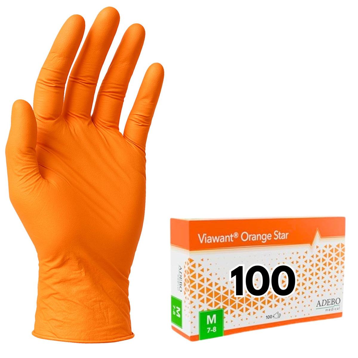 Disposable Gloves, XXL, Nitrile Gloves, Blue, Powder-Free, Latex-Free, Tear-Resistant & Sensitive EN 455 & EN 374, Size XS, S, M, L, XL, XXL Pack of 100