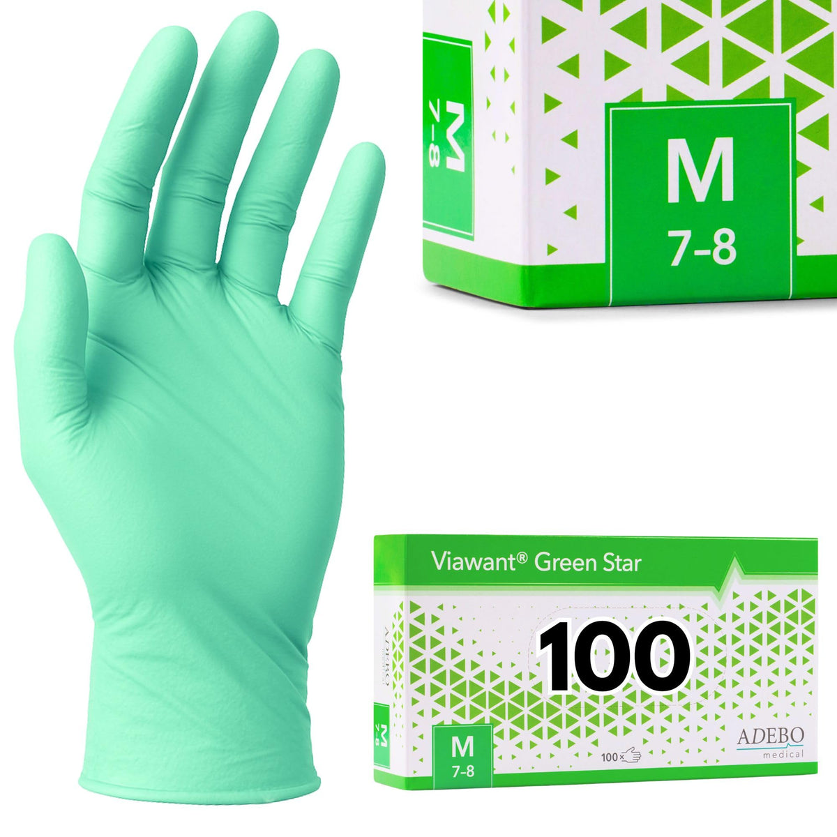 Disposable Gloves, XXL, Nitrile Gloves, Blue, Powder-Free, Latex-Free, Tear-Resistant & Sensitive EN 455 & EN 374, Size XS, S, M, L, XL, XXL Pack of 100
