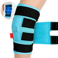 Comfytemp XXL - Large Cooling Cuff Knee Calf Leg with 4 Fasteners, 30 x 60 cm Fully Wrapping Cooling Bandage Cooling Pad Gel for Knee Pain, Cold Warm Compress Cool Pack XXL